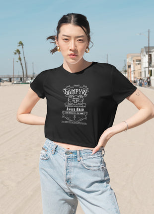 Angel Halo - Women's Premium Cropped Tee