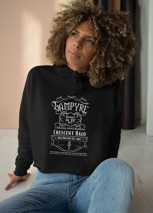 Crescent Halo - Crop Hoodie