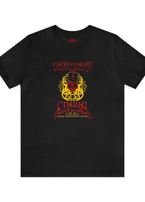 Endless Night Vampire Ball C'thulhu Apocalypse - New Orleans 2012 Vintage Tee