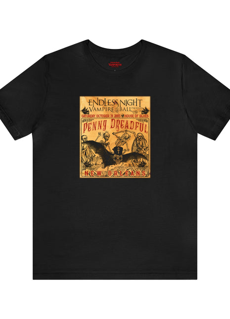 Endless Night Vampire Ball Penny Dreadful - New Orleans 2015 Vintage Tee