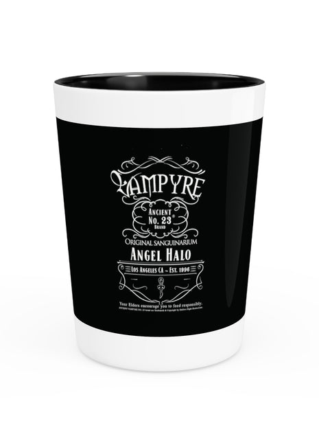 Angel Halo B/W Shot Glass