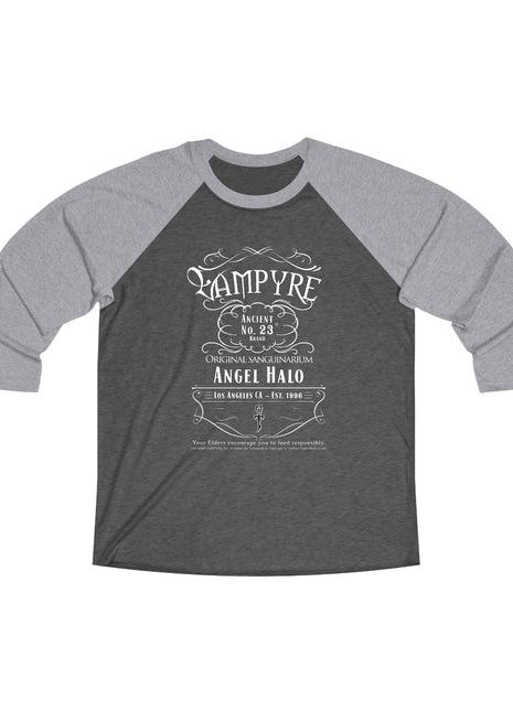 Angel Halo Unisex Tri-Blend 3\4 Raglan Tee