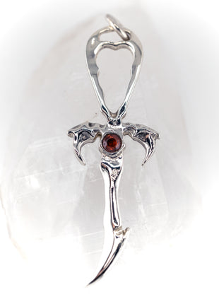 Fire Citrine & 925 Silver 2nd Generation Vampire Legacy Ankh - Limited Edition