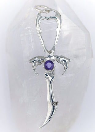 "Viking's Compass" Iolite & 925 Silver 2nd Generation Standard Vampire Legacy Ankh - Limited Edition