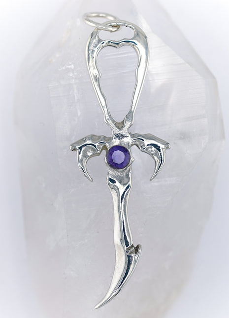 "Viking's Compass" Iolite & 925 Silver 2nd Generation Standard Vampire Legacy Ankh - Limited Edition