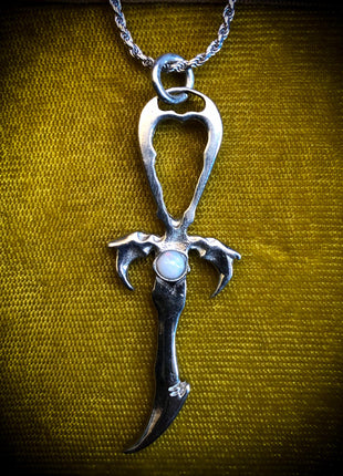 Opal & 925 Silver 2nd Generation Standard Vampire Legacy Ankh - Limited Edition