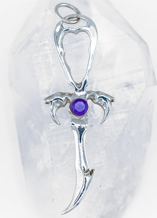 Tanzanite & 925 Silver 2nd Generation Standard Vampire Legacy Ankh - Limited Edition
