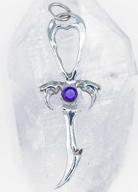 Tanzanite & 925 Silver 2nd Generation Standard Vampire Legacy Ankh - Limited Edition