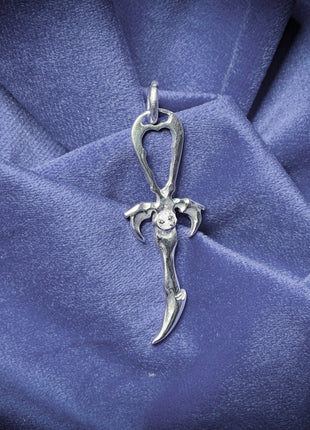 White Topaz & 925 Silver Second Generation Standard Legacy Ankh - Limited Edition